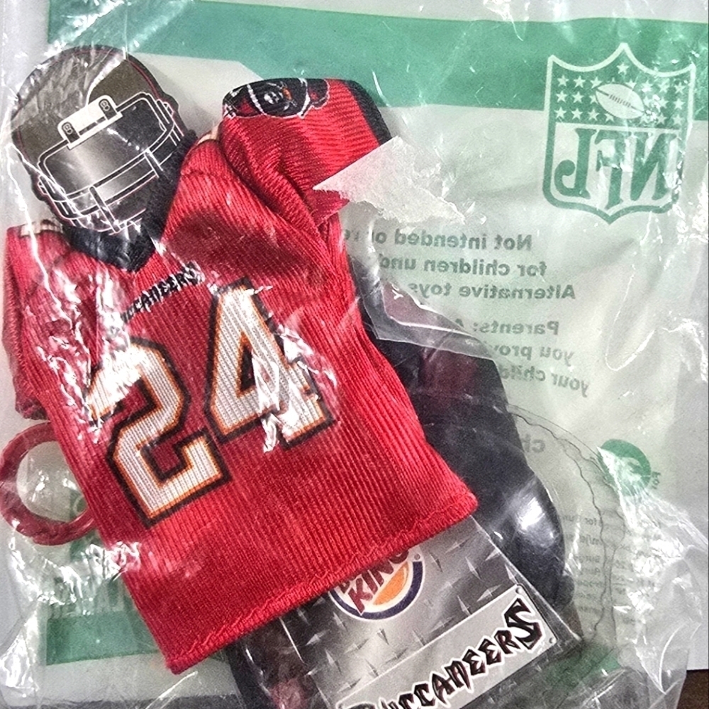 2007 Burger King Toy NFL Mini Jersey - Broncos #24